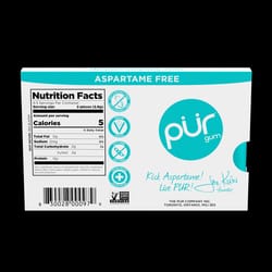 PUR Sugar Free Wintergreen Chewing Gum 1 pk 9 pc