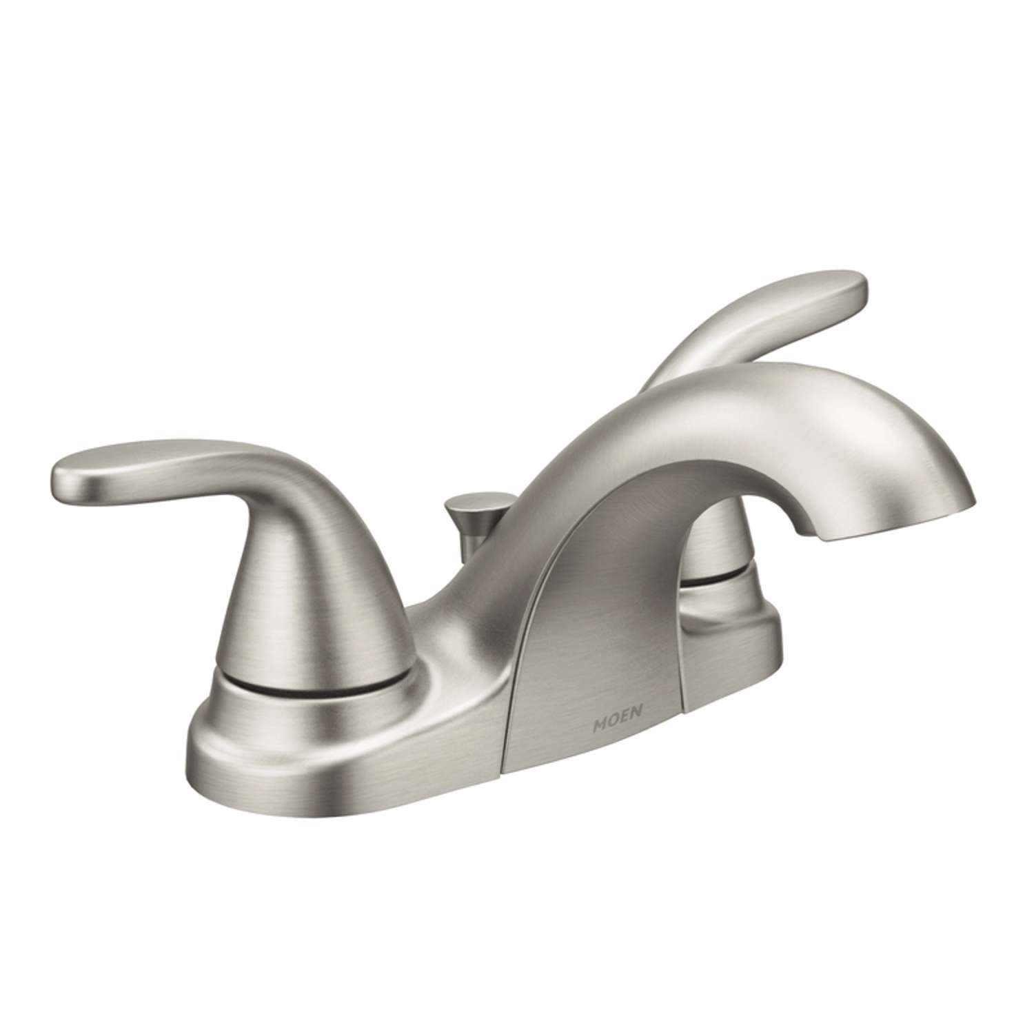 Moen Adler Brushed Nickel Bathroom Faucet 4 in. Ace Hardware