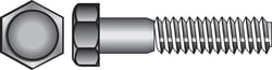 HILLMAN 3/8 in. D X 2 in. L Hot Dipped Galvanized Steel Hex Bolt 100 pk