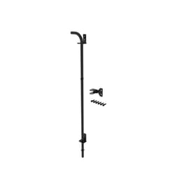 Fortress Building Products Versai 32 in. L Gloss Black Steel Drop Rod 1 pk