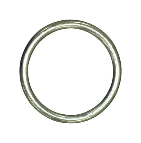 Baron Jumbo Nickel Plated Silver Steel 1 in. L Ring 1 pk - Ace