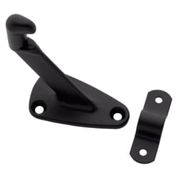 National Hardware Black Zinc Die Cast w/Steel Strap Handrail Bracket