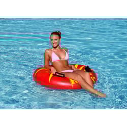 Airhead Rollin River PVC Inflatable Multicolored Floating Tube 42 in. W X 42 in. L