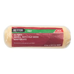 Ace Better Knit 9 in. W X 3/4 in. Paint Roller Cover 1 pk