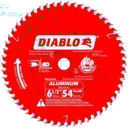 Diablo 6-1/2 in. D X 5/8 in. TiCo Hi-Density Carbide Circular Saw Blade 54 teeth 1 pk