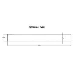 Alexandria Moulding 35-3/4 in. W X 35-3/4 in. L X 3/4 in. Round Plywood
