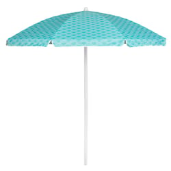 Oniva Portable Beach Aqua Mermaid 66 in. D Umbrella