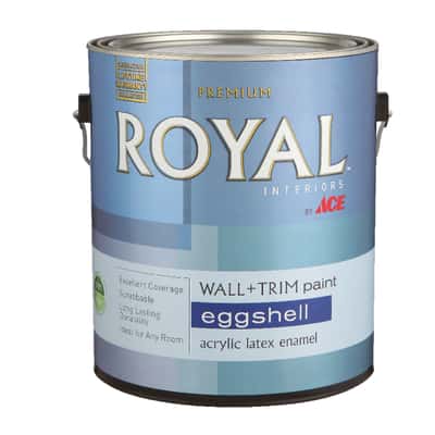 Ace Royal Eggshell Midtone Hi Hide Base Interior Latex Wall Trim Paint Interior 1 Gal Ace Hardware
