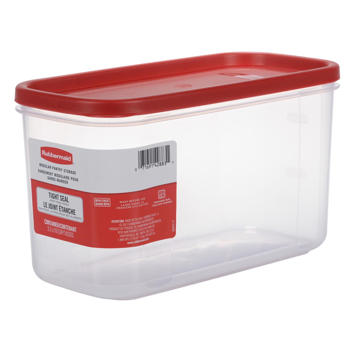 Glad Gladware Entree Plastic Square Containers with Lids, 25 Ounce
