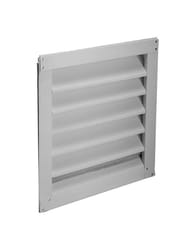 Air Vent 12 in. W X 12 in. L White Aluminum Wall Louver
