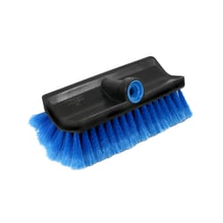Unger 10 in. W Soft Bristle Plastic Handle Multi-Angle Wash Brush