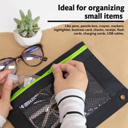 Bazic Products 10 in. H X 7.2 in. W Pencil Pouch Assorted