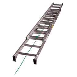 Werner 28 ft. H Aluminum Extension Ladder Type II 225 lb. capacity