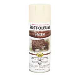 Rust-Oleum Stops Rust Satin Almond Spray Paint 12 oz