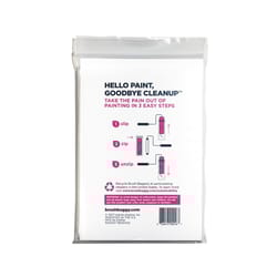 BrushBaggy 6 in. W X 12.75 in. L Clear Polypropylene Paint Roller Cover Baggy