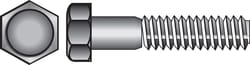 HILLMAN 5/8 in. D X 2 in. L Zinc Plated Steel Hex Bolt 25 pk