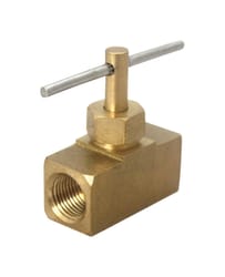 JMF Company 1/4 in. 1/4 in. Brass Needle Valve