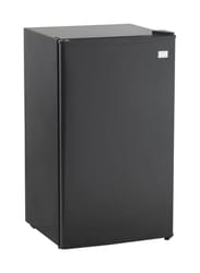 Avanti 3.3 cu ft Black Stainless Steel Compact Refrigerator 110 W