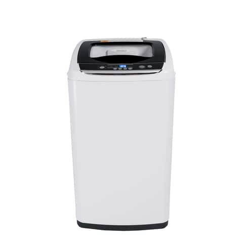  BLACK + DECKER 0.9 cubic foot compact portable washer clothes washing  machine, White : Appliances