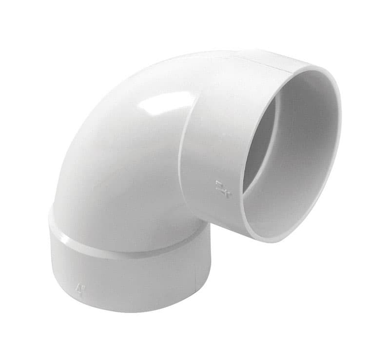NDS 4P02 4-Inch PVC 90-Degree Elbow, Hub by Hub Connection Kit, (See Pics)
