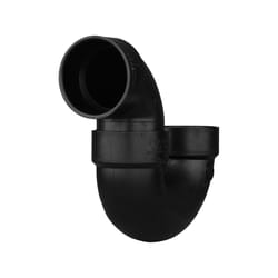 Charlotte Pipe 3 in. Hub X 3 in. D Hub ABS P-Trap
