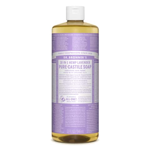 Dr. Bronner's Organic Lavender Scent Pure-Castile Liquid Soap 32 oz 1 pk -  Ace Hardware