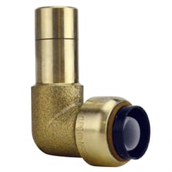 Apollo Tectite Push to Connect 1/2 in. PTC in to X 1/2 in. D CTS Brass 90 Degree Elbow