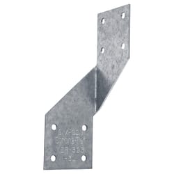 Simpson Strong-Tie 4.63 in. H X 1.56 in. W 18 Ga. Galvanized Steel Hurricane Tie