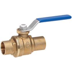 Homewerks 1/2 in. Brass Sweat Ball Valve Full Port