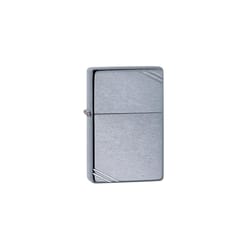 Zippo Silver Street Vintage with Slashes Lighter 1 pk