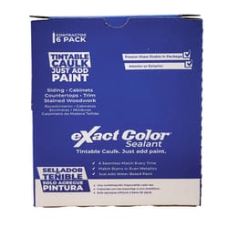Sashco eXact color Tintable Elastomeric Acrylic Latex Interior Molding and Trim Caulk 9.5 oz