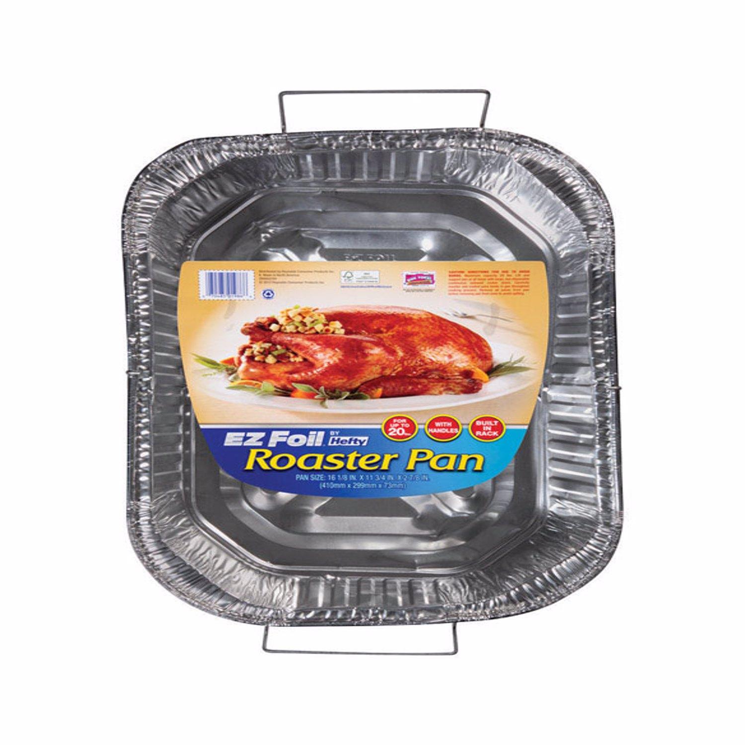 EZ Foil Roaster Pans, Up to 20 Pound Capacity, 2 Count, Size: One Size