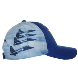 JWM U.S Air Force Sublimated Jets Cap Blue One Size Fits Most