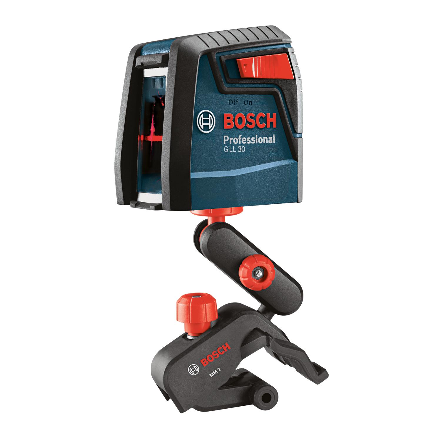 Bosch 2 beam Self Leveling Self Leveling Cross Line Laser 30 ft. 4 pc Sansujyuku sansujyuku.com