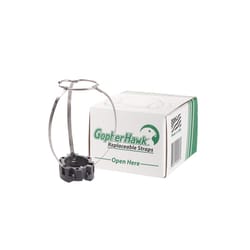 GopherHawk Animal Trap Straps Black/Silver 1 pk