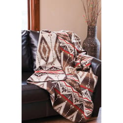 Carstens Inc 54 in. W X 68 in. L Multicolored Polyester Throw Blanket