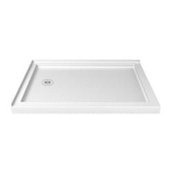 DreamLine SlimLine 2-3/4 in. H X 34 in. W X 48 in. L White Shower Base