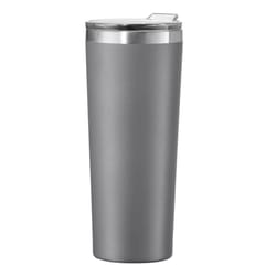 OGGI 24 oz Gray BPA Free Thermo Vacuum Insulated Tumbler