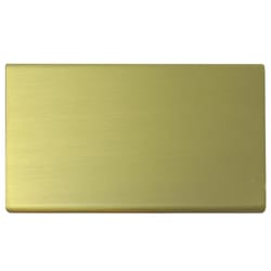 Laurey Contemporary/Modern Rectangle Edge Pull 2 in. Satin Brass Gold 1 pk