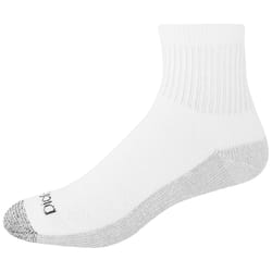 Dickies Dri-Tech Men's 6-12 Quarter Sock White