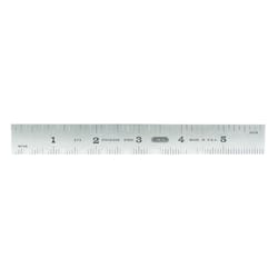 General Stainless Steel Precision Rule 6 in. L 1 pc