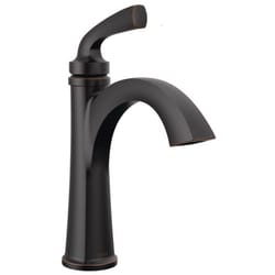 Delta Geist Oil Rubbed Bronze Contemporary Single-Handle Bathroom Sink Faucet 4 in.