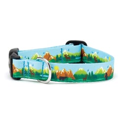 Up Country Multicolored Get Outdoors Nylon Dog Collar Large