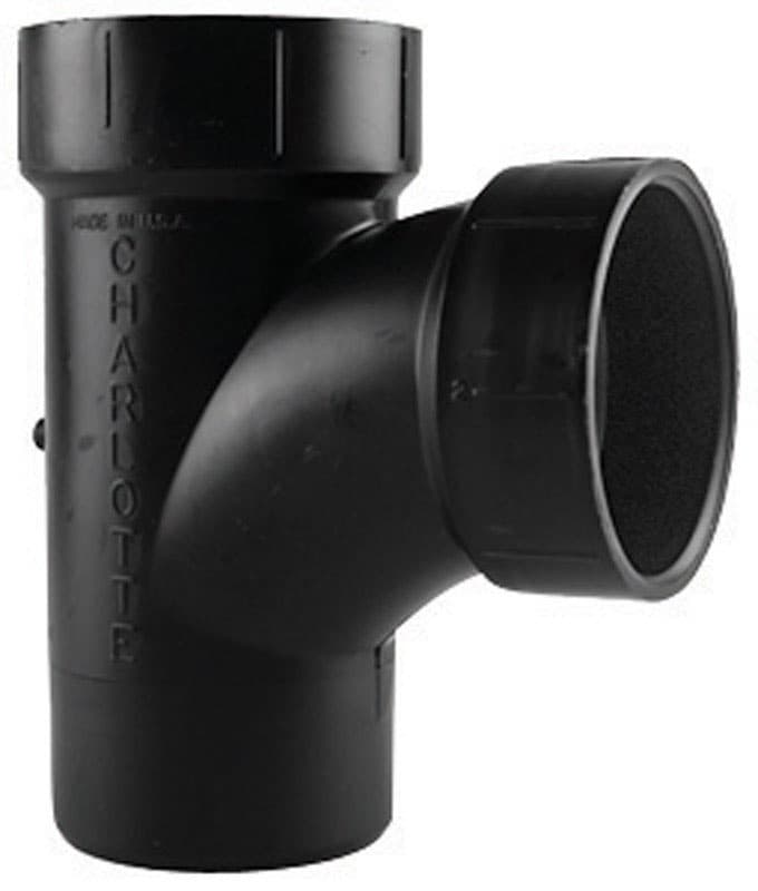 ABS004031000 Charlotte Pipe 3 in. Hub X 3 in. D Hub ABS Sanitar sku ABS004031000