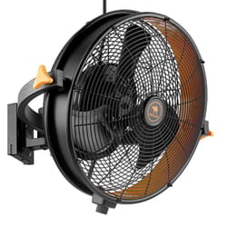 Mule 18 in. H 3 Oscillating Wall Mount Garage/Workspace Fan