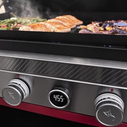 Weber Slate 30 Rust-Resistant 3 Burner Liquid Propane Digital Thermometer Outdoor Griddle Black 30 IN ACE EXCLUSIVE