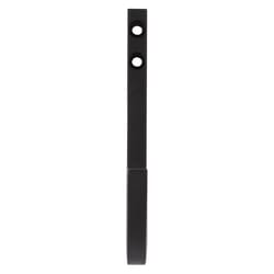 National Hardware Reed Medium Matte Black Steel 4 in. L Hook 60 lb 1 pk