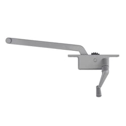 Ace Gray Aluminum Right Single-Arm Casement Operator w/Crank For Jalousie