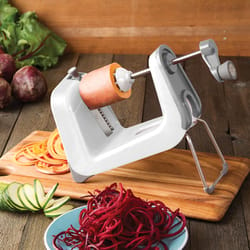 Progressive PL8 Gray/White Silicone/Stainless Steel Spiralizer