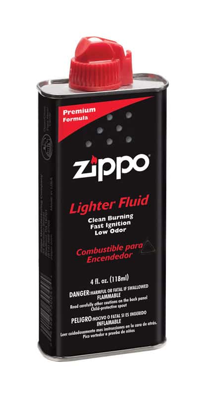 Zippo Black Lighter Fuel 4 oz 1 pk Ace